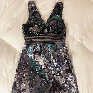 Sequin Mini Dress